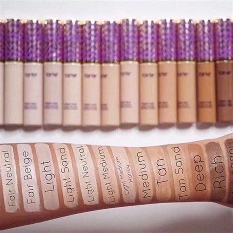 tarte concealer chart.